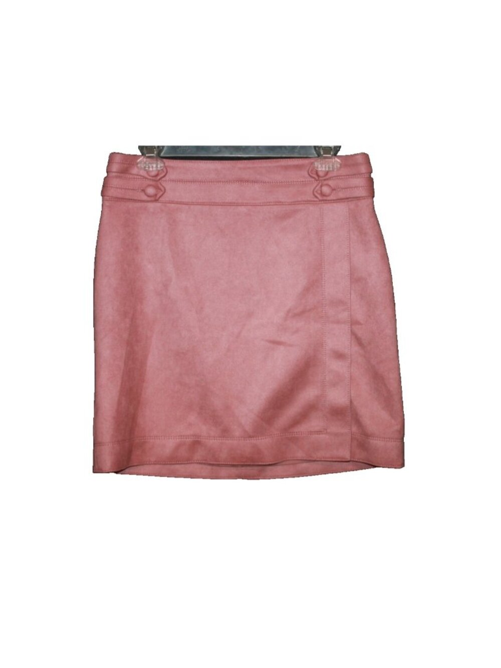 White House Black Market Suaded Short Skirt Blush Pink Size 4 30" Waist